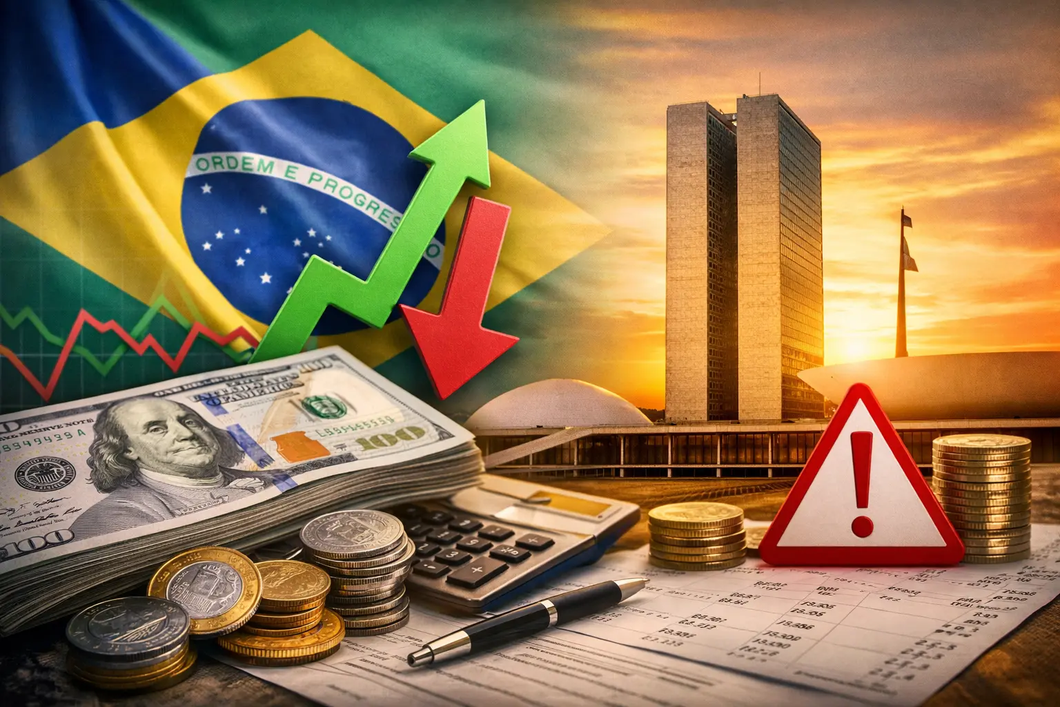 Dólar e inflação podem cair no Brasil, mas incerteza fiscal ainda preocupa