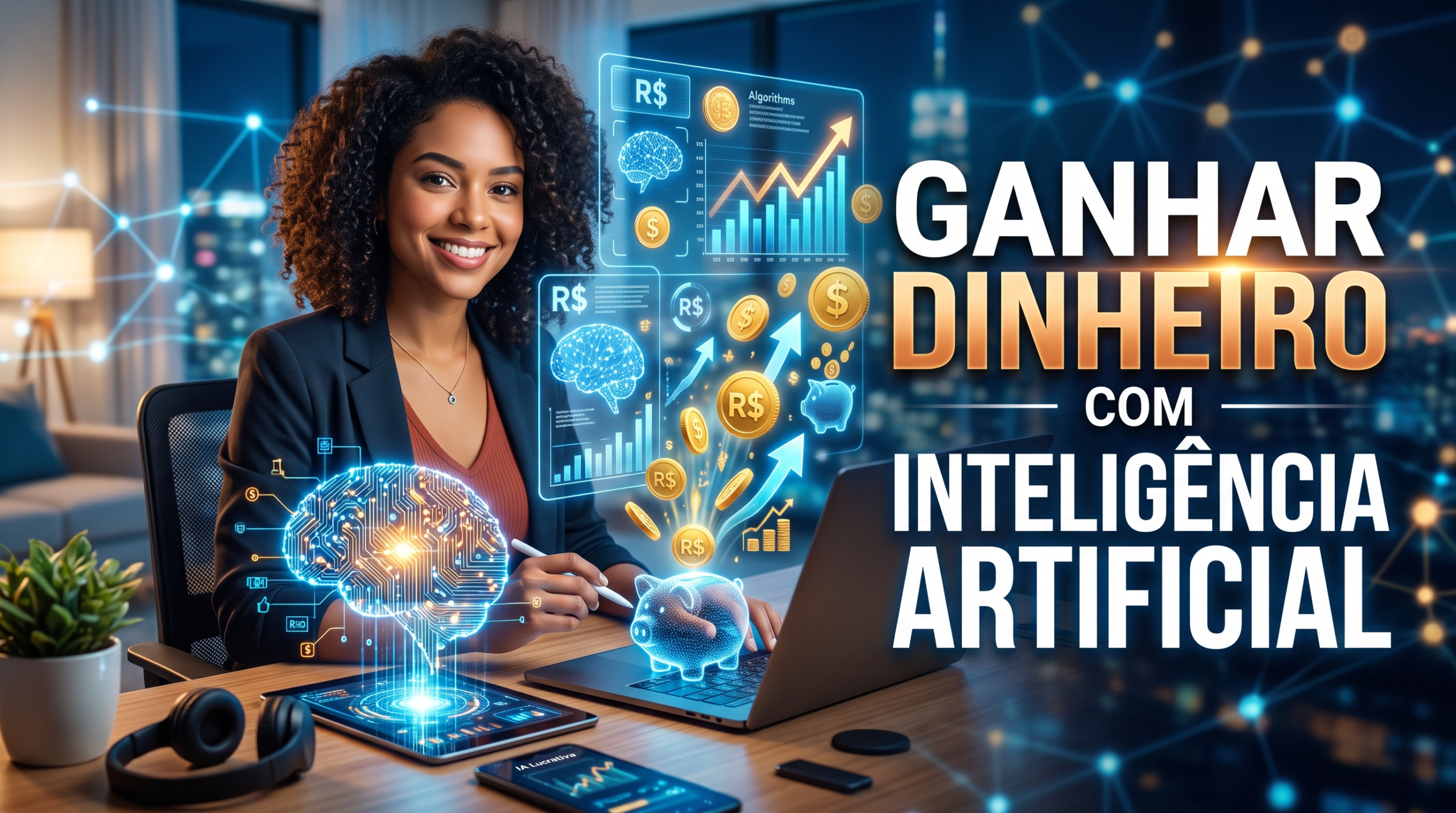 ganhar dinheiro com inteligência artificial